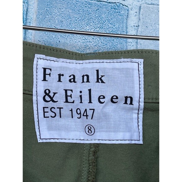 Frank & Eileen Blackrock, The Italian Utility Pant, Green size 8 - Picture 11 of 12